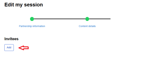 Add invitees screenshot